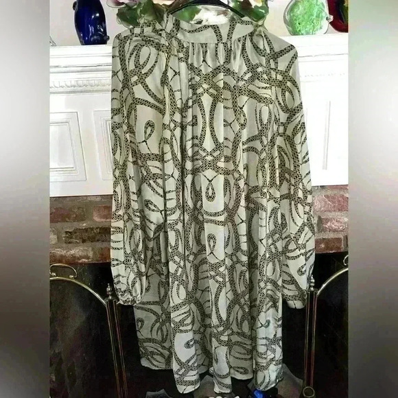 Richard Allan X H&M stand up Satin Dress sz 16 BLOGGERS FAV - Picture 5 of 8